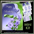 Mini Kit- Lovely Petunias for Birthday # 2