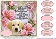 Beautiful Rose & Puppy Verse Card Front - Happy Birthday