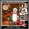 Mini Kit- Mrs Clause & Elf Warming Up- Pyramid style