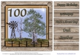 Lovely Aussie theme for 100th Male birthday