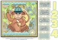 Oh So Cute Monkey design for birthday or other occasions #18