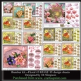 Bumber kit -Floral #3 -HUGE 15 design sheets