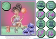Beautiful Sporty Birthday Design for teenager