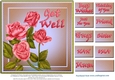 Beautiful Floral Get Well topper #1