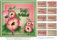 Beautiful Floral Best Wishes topper #1