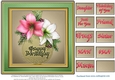 Beautiful Floral topper for Birthday for special lady #2