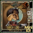 Mini Kit- Beautiful Horse and Foal for lots of occasions #4-For Male