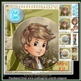 Mini Kit- Little Cool Boy- for lots of occasions.