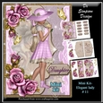Best Wishes - Elegant Lady #11- For lots of occasions