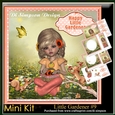 Mini Kit-Little Gardener #9- For Birthday or lots of other occasions