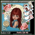 Mini Kit - Pretty Girl # 8 For Birthday and lots of occasions
