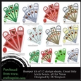 Bumber Kit- 12 Sheets- Gorgeous Icicle Boxes for Christmas Gifts.#1