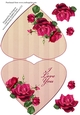 Heart Fold Floral Topper #4