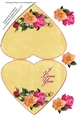 Heart Fold Floral Topper #5