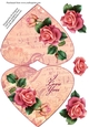Heart Fold Floral Topper #6