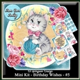 Mini Kit - Birthday Wishes # 5 Cute Kitty