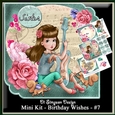 Mini Kit - Birthday Wishes # 7 - Cute Girl