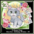 Mini Kit - Birthday Wishes # 8 - Cute Kitty