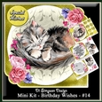 Mini Kit - Birthday Wishes # 14- Kitty for lots of occasions