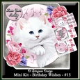 Mini Kit - Birthday Wishes # 15- Kitty for lots of occasions