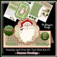 Standup and Over the Top Mini Kit #3 - Seasons Greetings