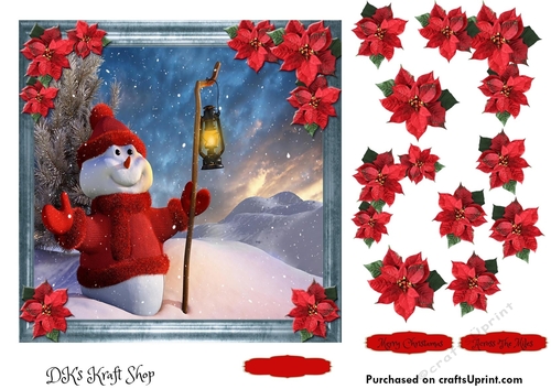 Cute Snowman sheet 3
