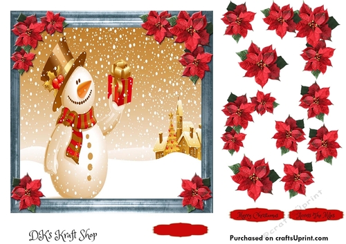 Cute Snowman sheet 4