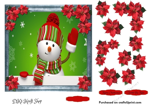 Cute Snowman sheet 6