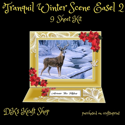 Tranquil Winter Scene Easel 2-series 2