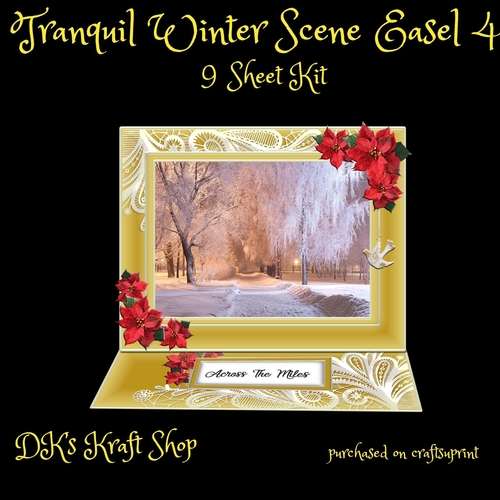 Tranquil Winter Scene Easel 4-series 2