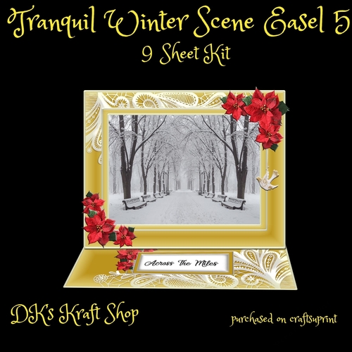 Tranquil Winter Scene Easel 5-series 2