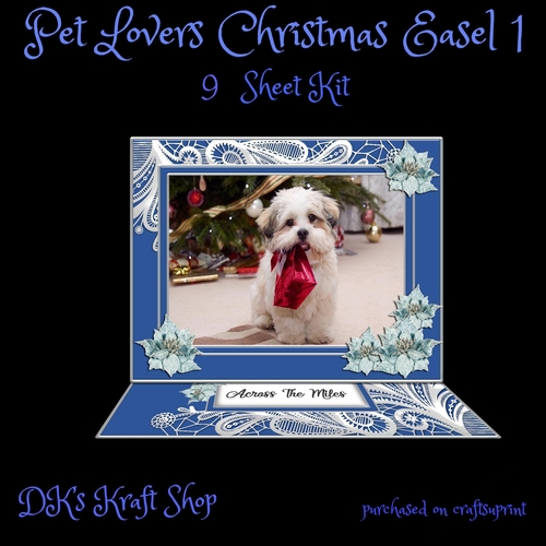 Pet Lovers Christmas Easel 1