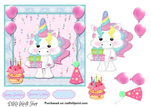 Cute Little Unicorn Birthday 2