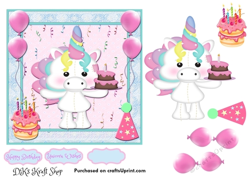 Cute Little Unicorn Birthday 5