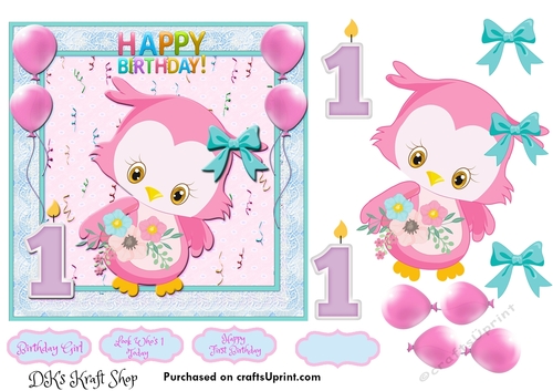 Little Owl First Birthday 1