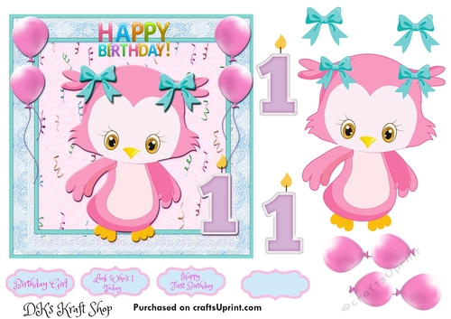 Little Owl First Birthday 2