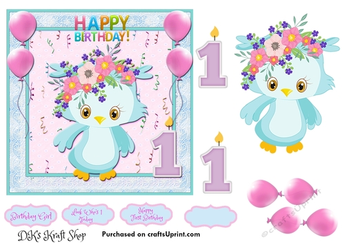 Little Owl First Birthday 3