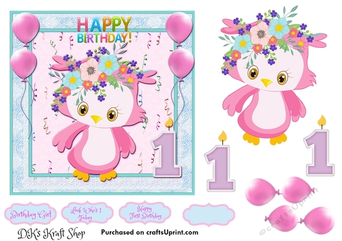 Little Owl First Birthday 6