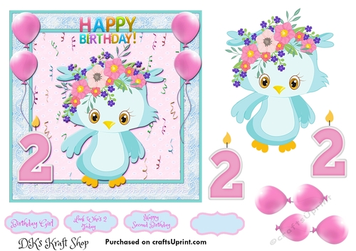 Little Owl Second Birthday 1
