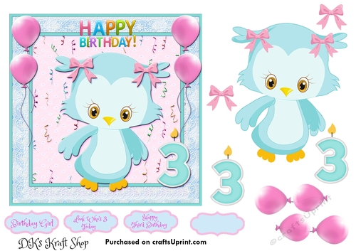 Little Owl Third Birthday 6
