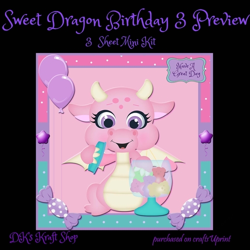 Sweet Dragon Birthday 3