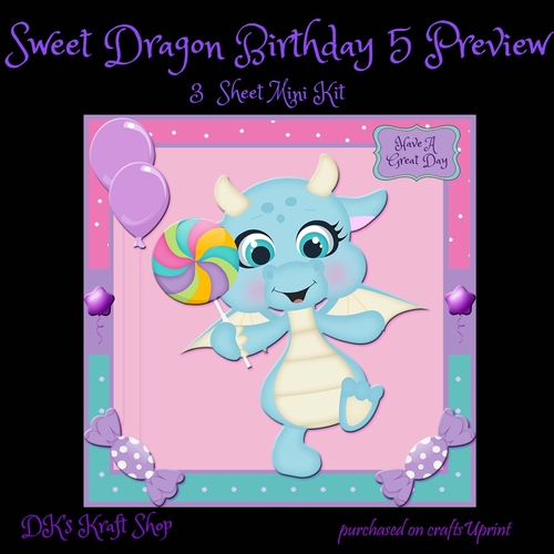 Sweet Dragon Birthday 5