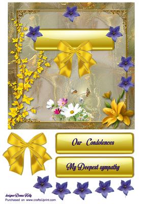 Floral Sympathy Card