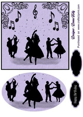 Silhouettes Happy Birthday