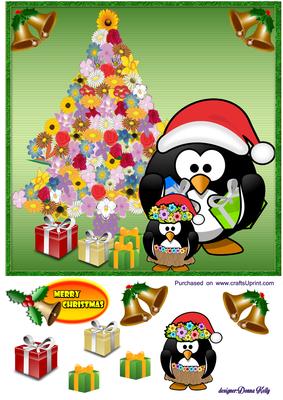 Hawaii Christmas Penguin