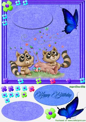 Raccoon Surprize Purple