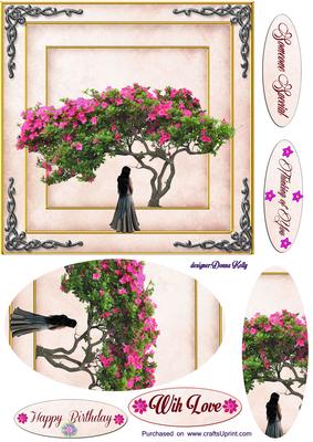 Floral Tree and Mysterious Girl1
