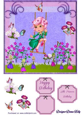Little Acrobat in the Fairy Garden