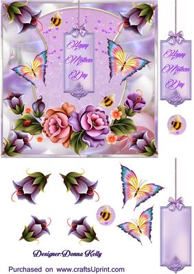Lilac Happy Mother`s Day