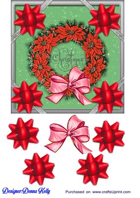 Green & Silver Wreath